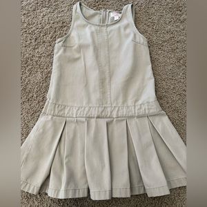 Girls Cat & Jack khaki uniform jumper size 7